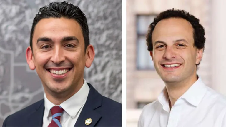 Chair Alfredo Pedroza and Vice Chair Nick Josefowitz