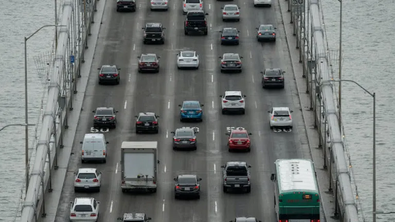 Traffic on the Bay Bridge