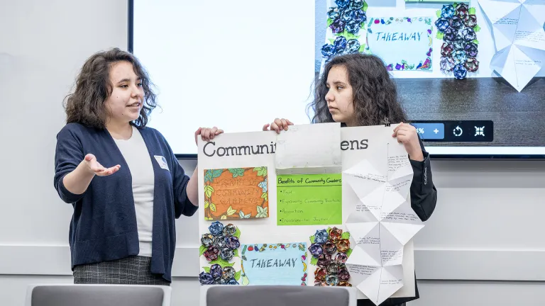 2024 Norman Mineta Bay Area Summer Academy participants presenting their Capstone project.