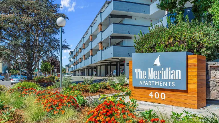 The Meridian apartments.
