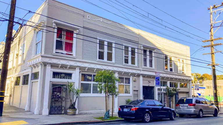 A permanently affordable apartment building in San Francisco.