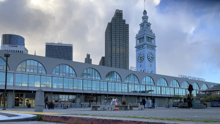 The San Francisco Ferry Building.