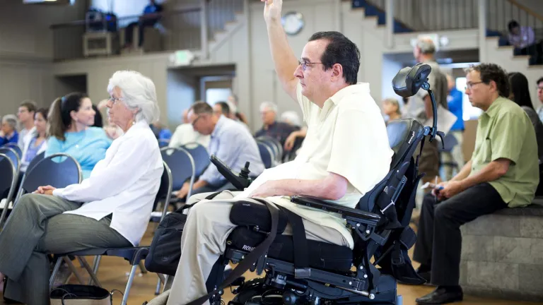 Public interaction at PBA meeting