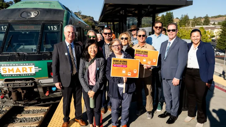 Transit Exec ride along