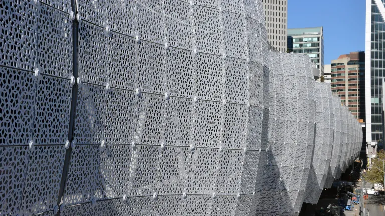 Exterior of Salesforce Transit Center