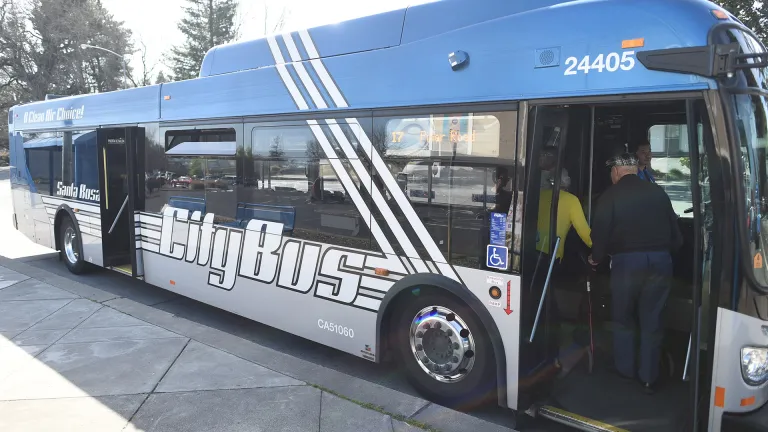 A Santa Rosa City Bus.