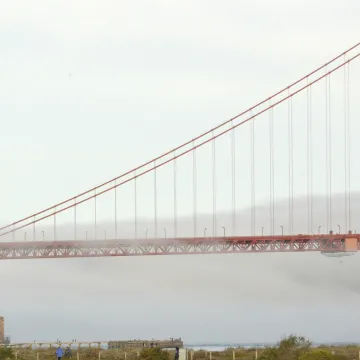 Golden Gate Bridge from Crissy Field