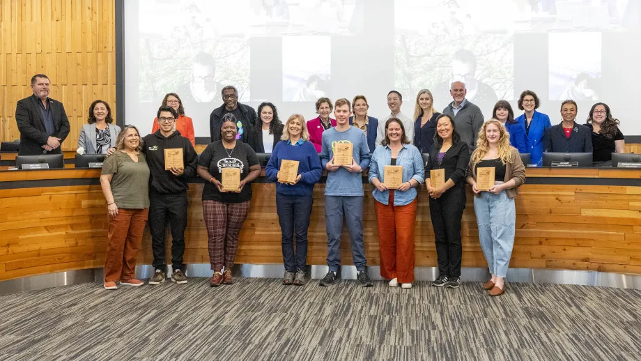 Bike Champion of the Year awards presented at the Metropolitan Transportation Commission meeting on May 27, 2026.