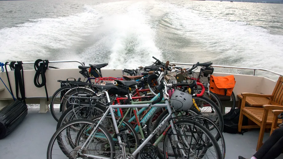 Aboard the Berkeley to San Francisco Tideline Ferry