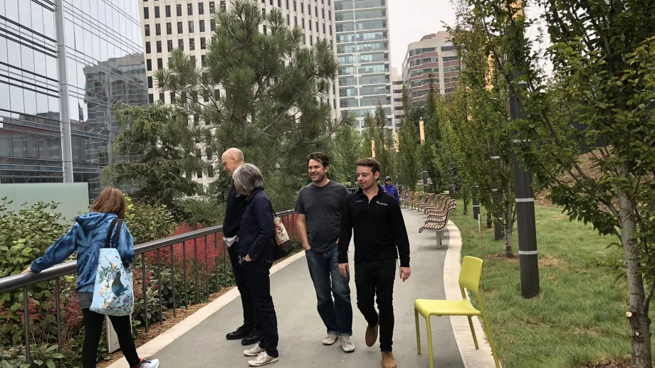 Photo of Salesforce Transit Center roof park level