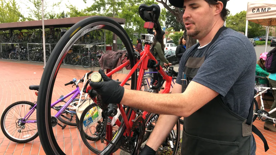 At the North Berkeley BART Energizer Station