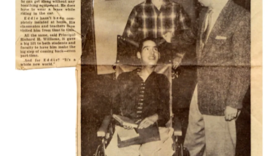 Ed goes to High School where he discovers that if people stare, then that makes him a star and he might as well enjoy it. Clipping shows Ed with Ron and the Principal.