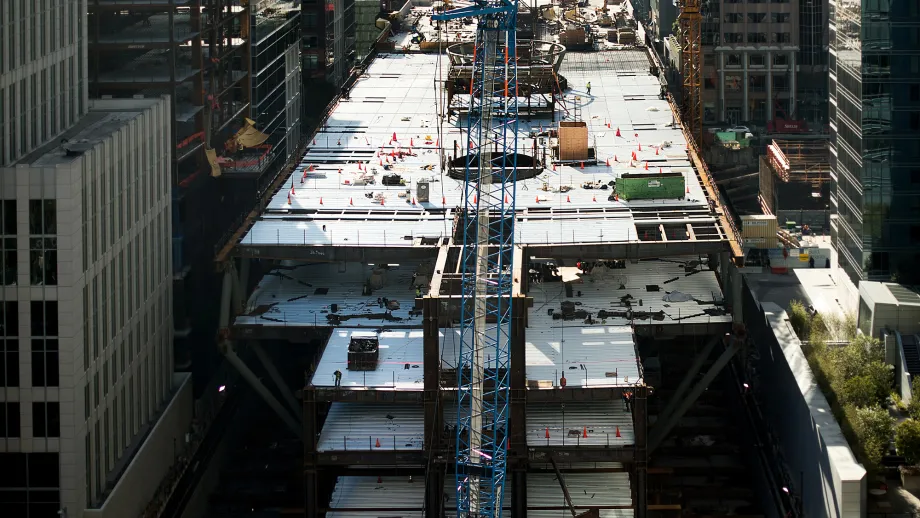 Transbay Terminal Construction