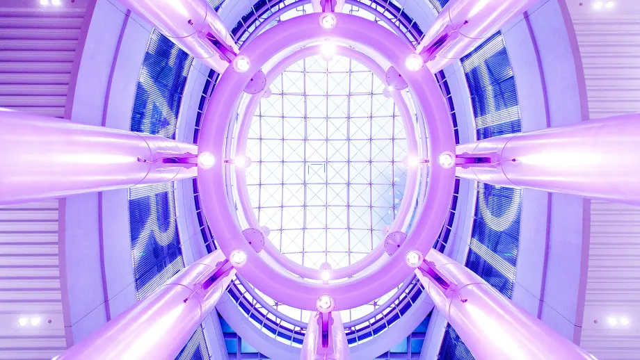 Salesforce Transit Center Oculus on Opening Day of AC Transit Service