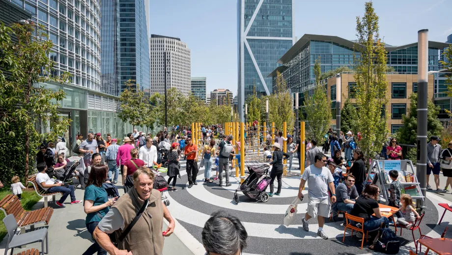 Salesforce Transit Center Public Opening