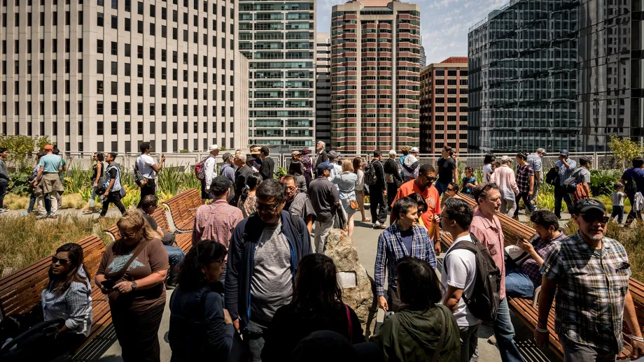 Salesforce Transit Center Public Opening