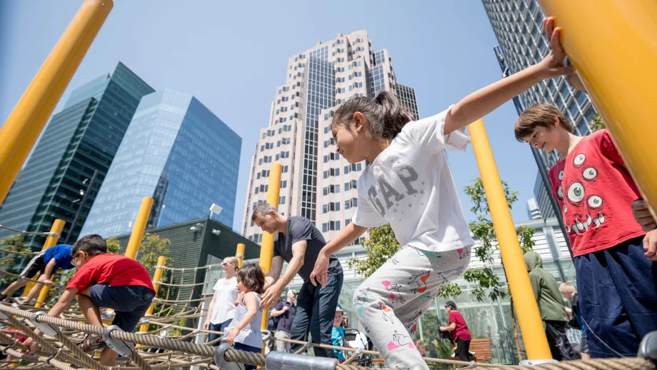 Salesforce Transit Center Public Opening
