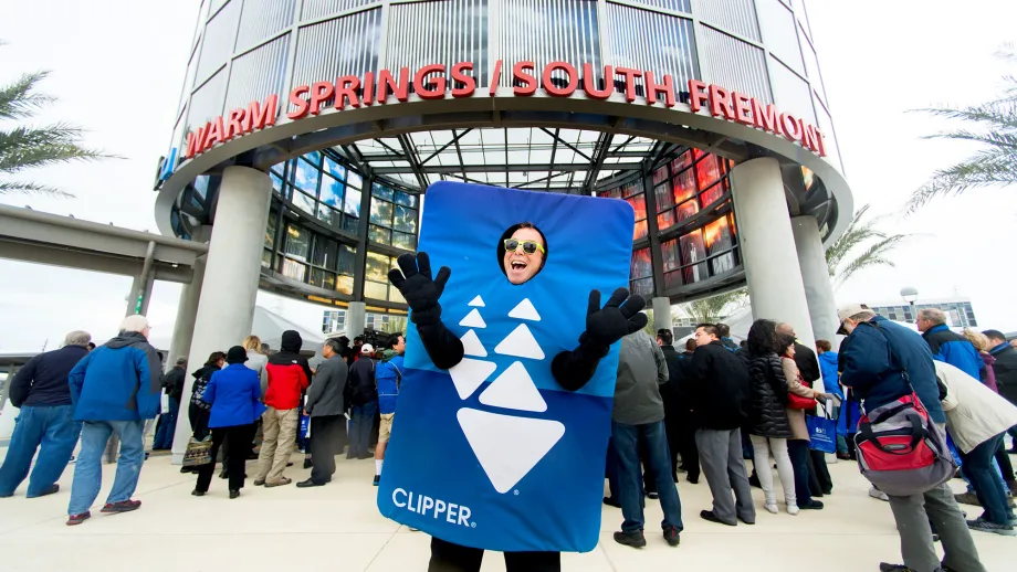clipper card mascot