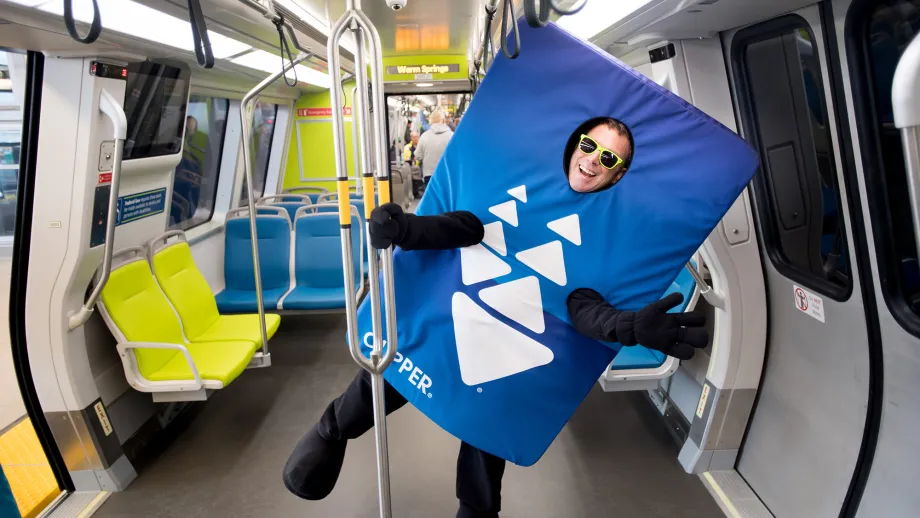 clipper card mascot