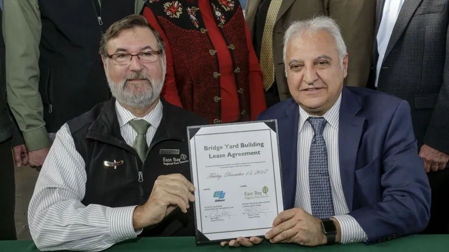 Bridge Yard Building Lease Signing Ceremony