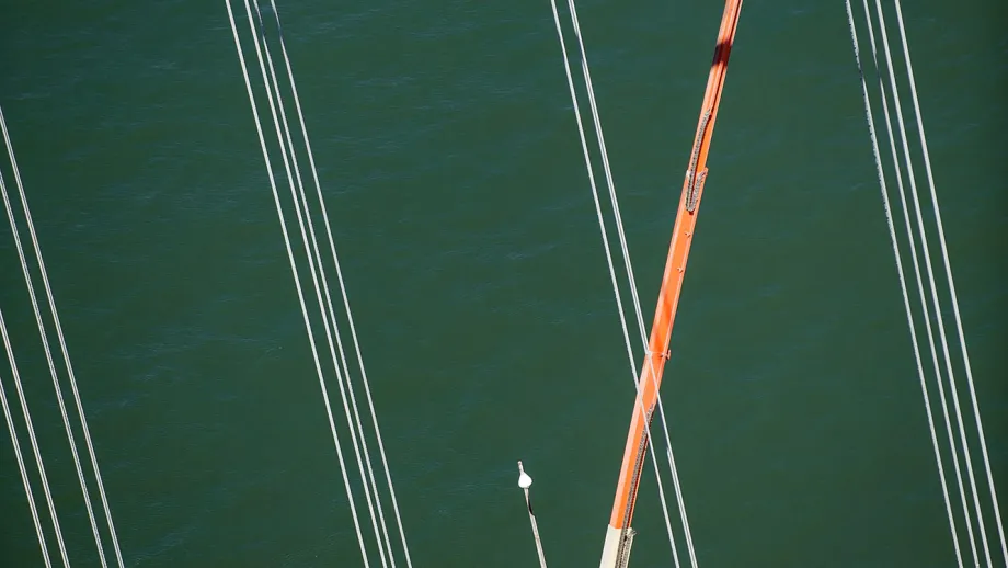 During the five-day Bay Bridge closure leading up to the Labor Day grand opening of the new East Span, construction crews worked 24/7 to add the finishing touches. 