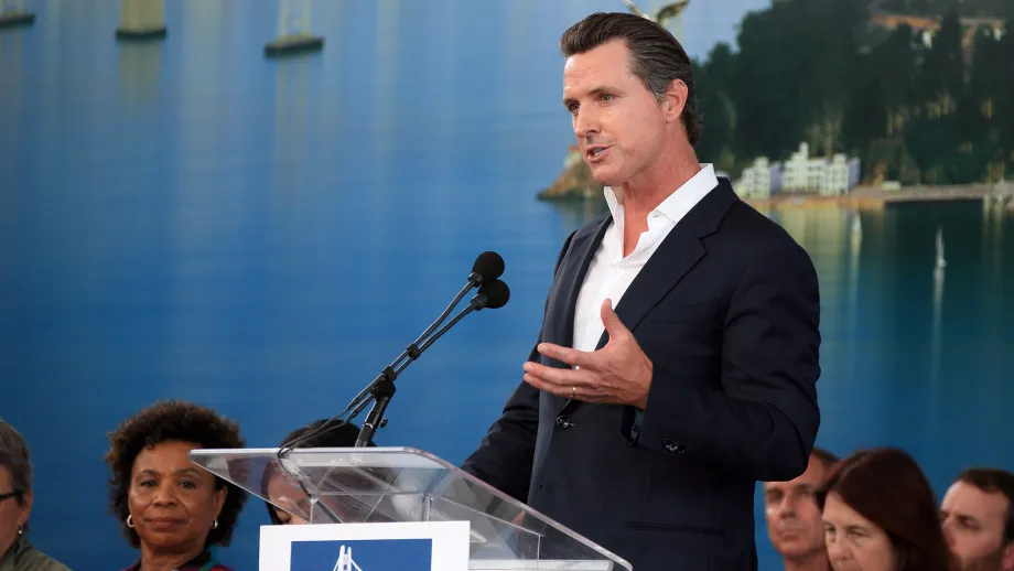 Lt. Governor Gavin Newsom keynoted the event. 