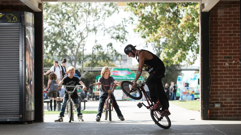 Bay Area BikeMobile at Antioch High School