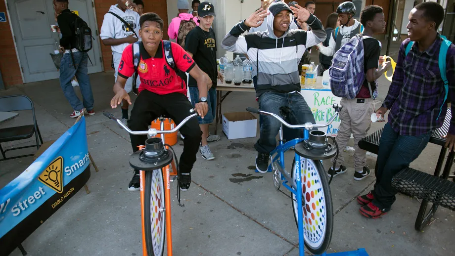 Bay Area BikeMobile at Antioch High School