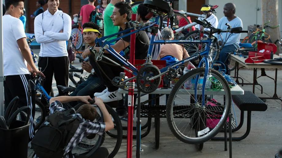 Bay Area BikeMobile at Antioch High School