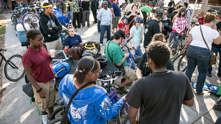 Bay Area BikeMobile at Antioch High School