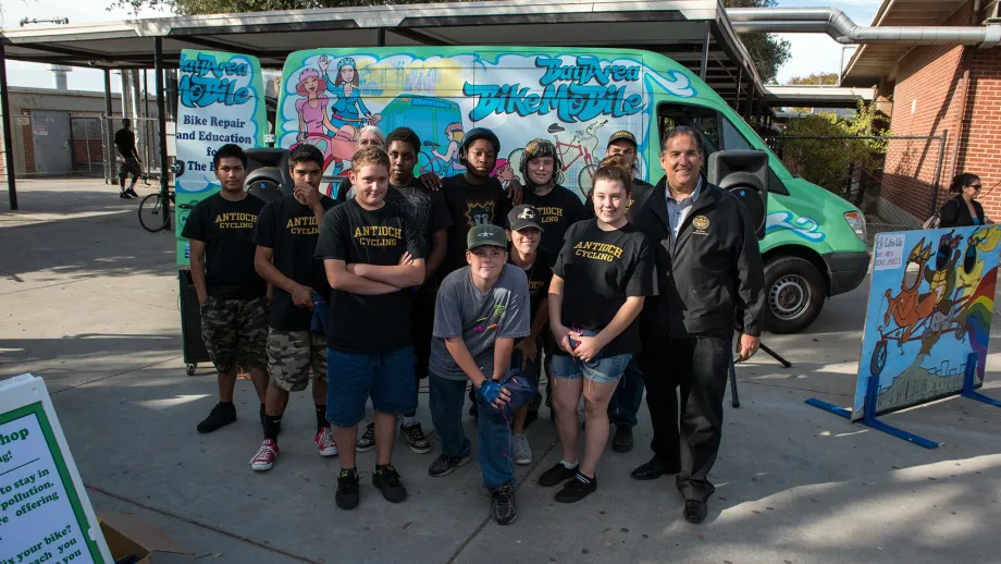 Bay Area BikeMobile at Antioch High School