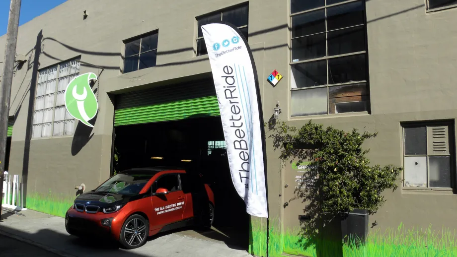 "Experience Electric" program kickoff at Luscious Garage in SF