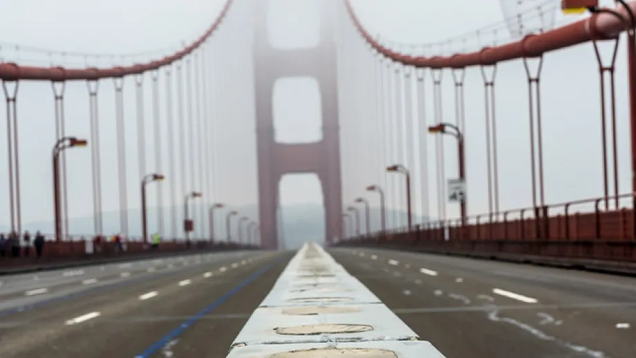 Golden Gate Bridge Closure and Median Barrier Installation
