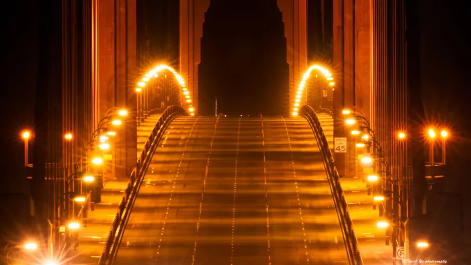 Golden Gate Bridge Closure and Median Barrier Installation