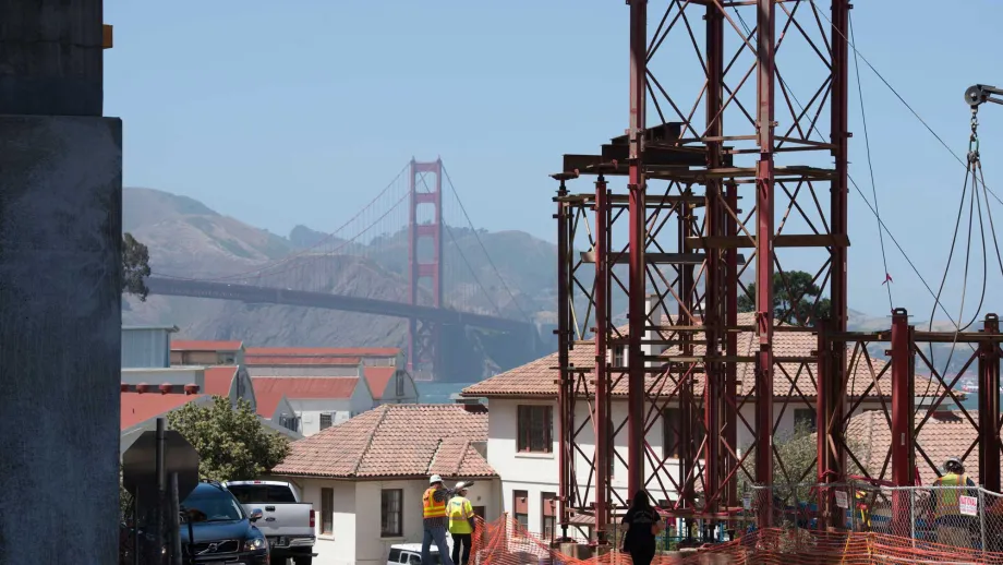 Presidio Parkway construction