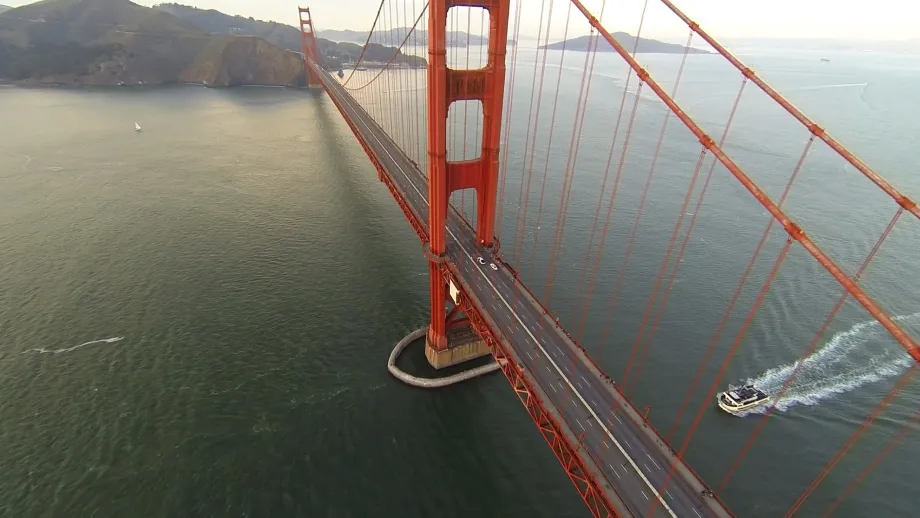 Golden Gate Bridge Closure and Median Barrier Installation