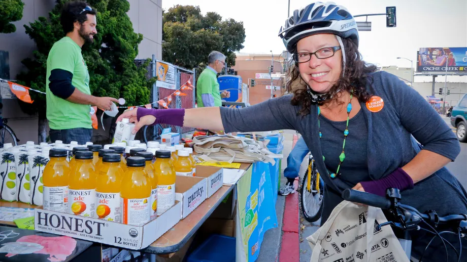 The Orinda Energizer Station offered goodies galore. 