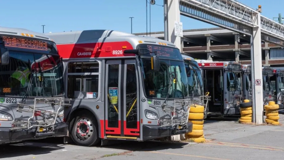 Kirkland bus yard in San Francisco