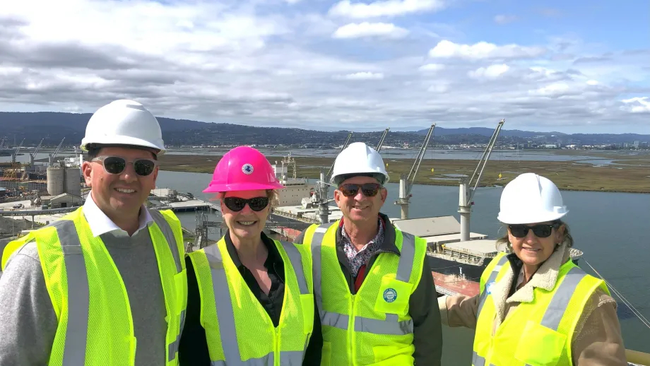 Port of Redwood City tour
