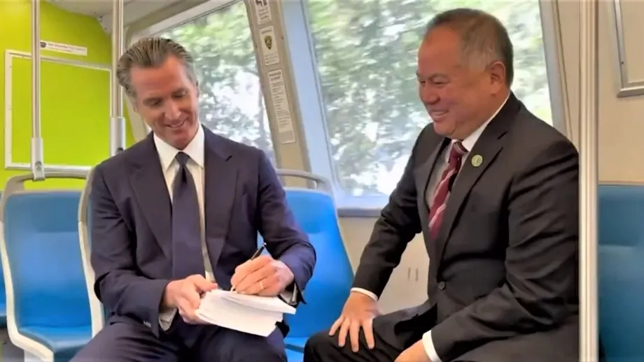 Newsom signing budget