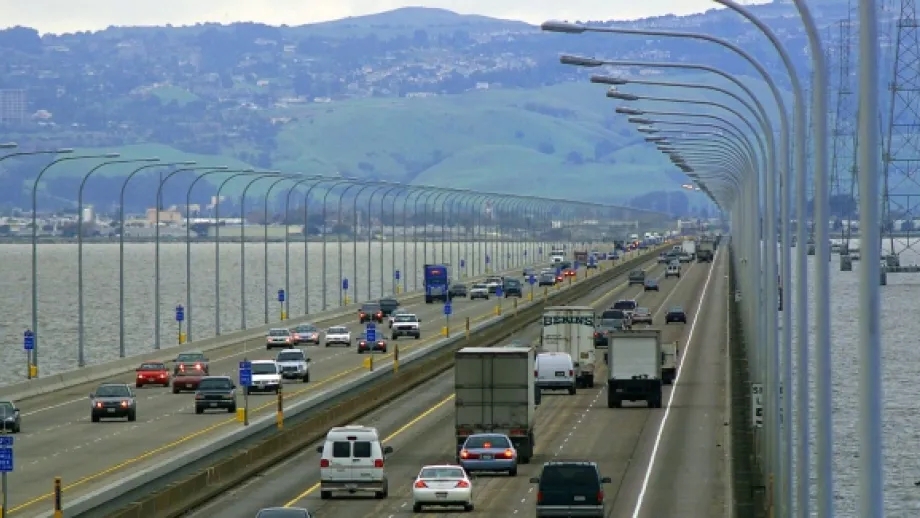 San Mateo-Hayward Bridge.