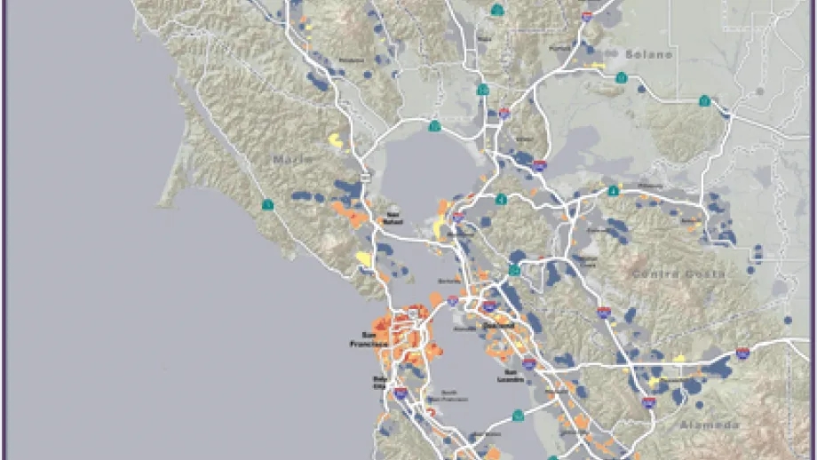 map of Transit Service Frequency